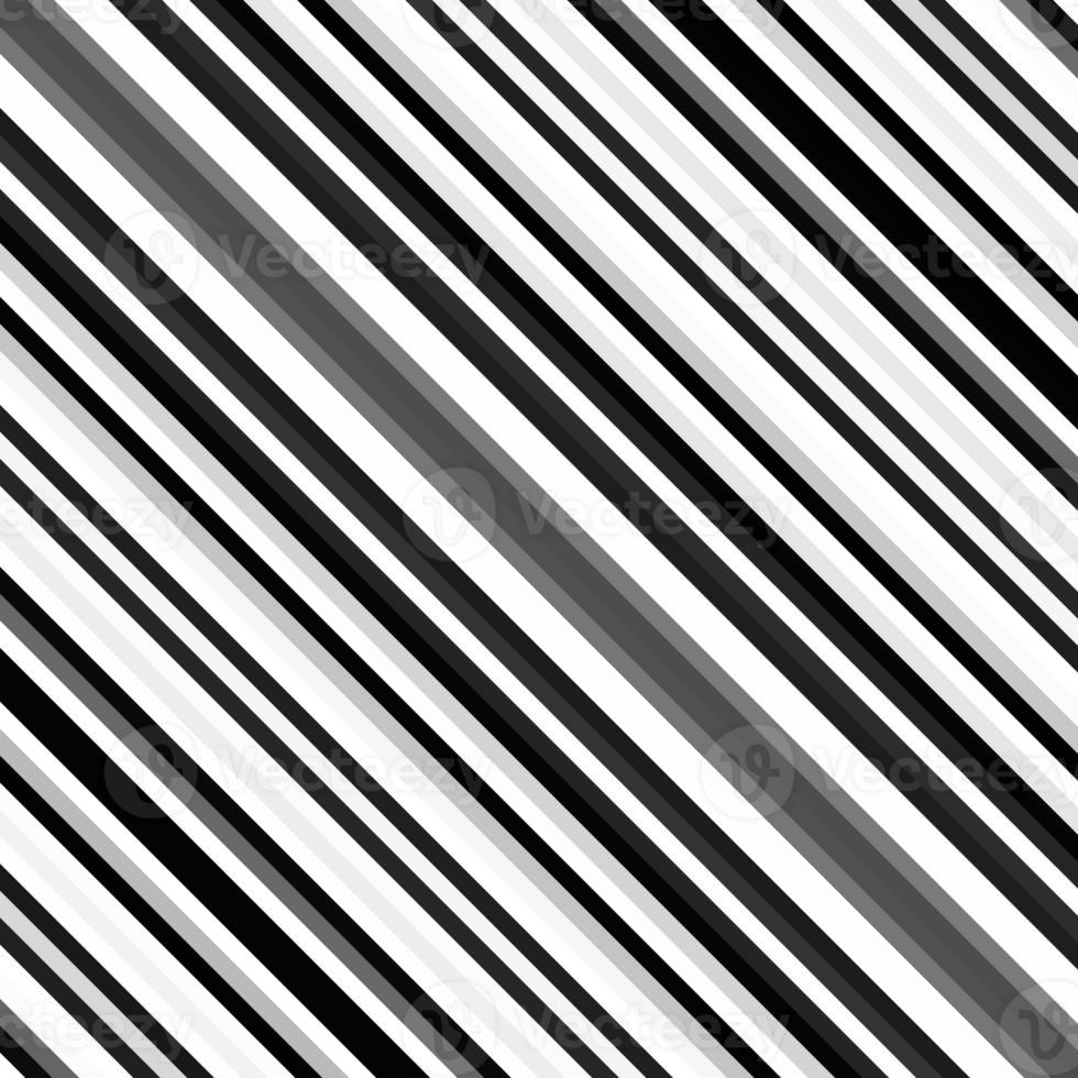 Black and white striped abstract background overlay. Motion effect. Graphic illustration with transparent background. png