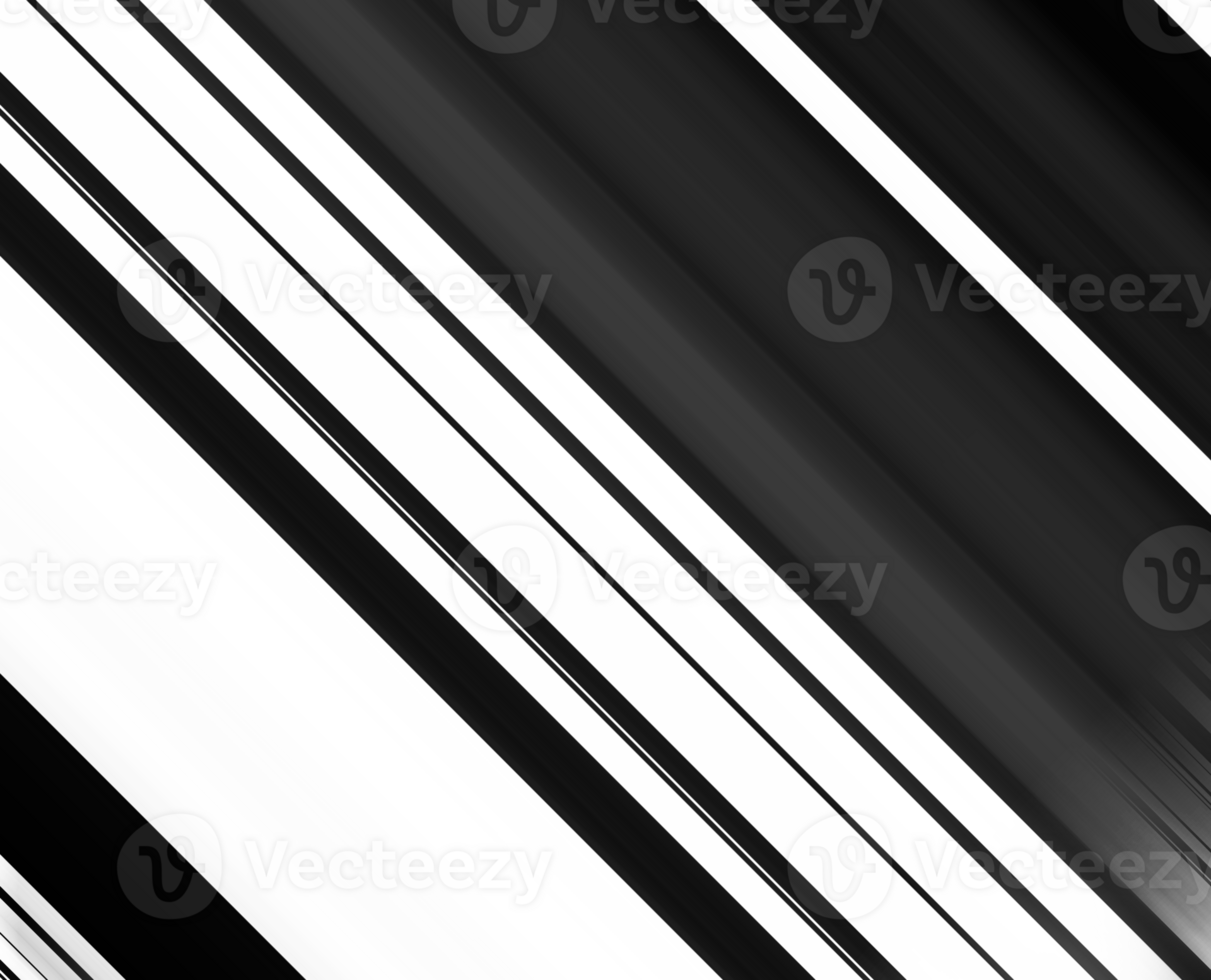 Black and white striped abstract background overlay. Motion effect. Graphic illustration with transparent background. png