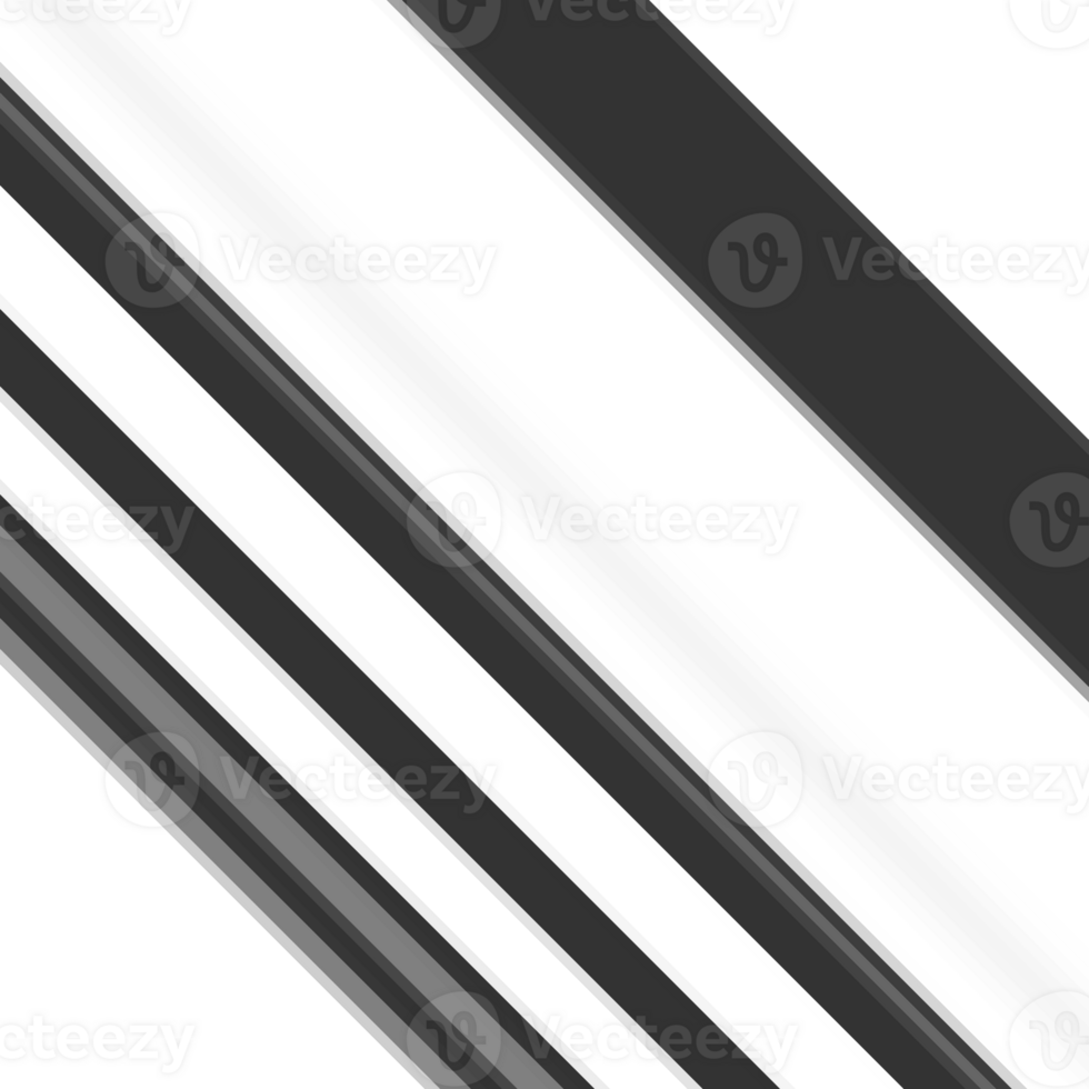 Black and white striped abstract background overlay. Motion effect. Graphic illustration with transparent background. png