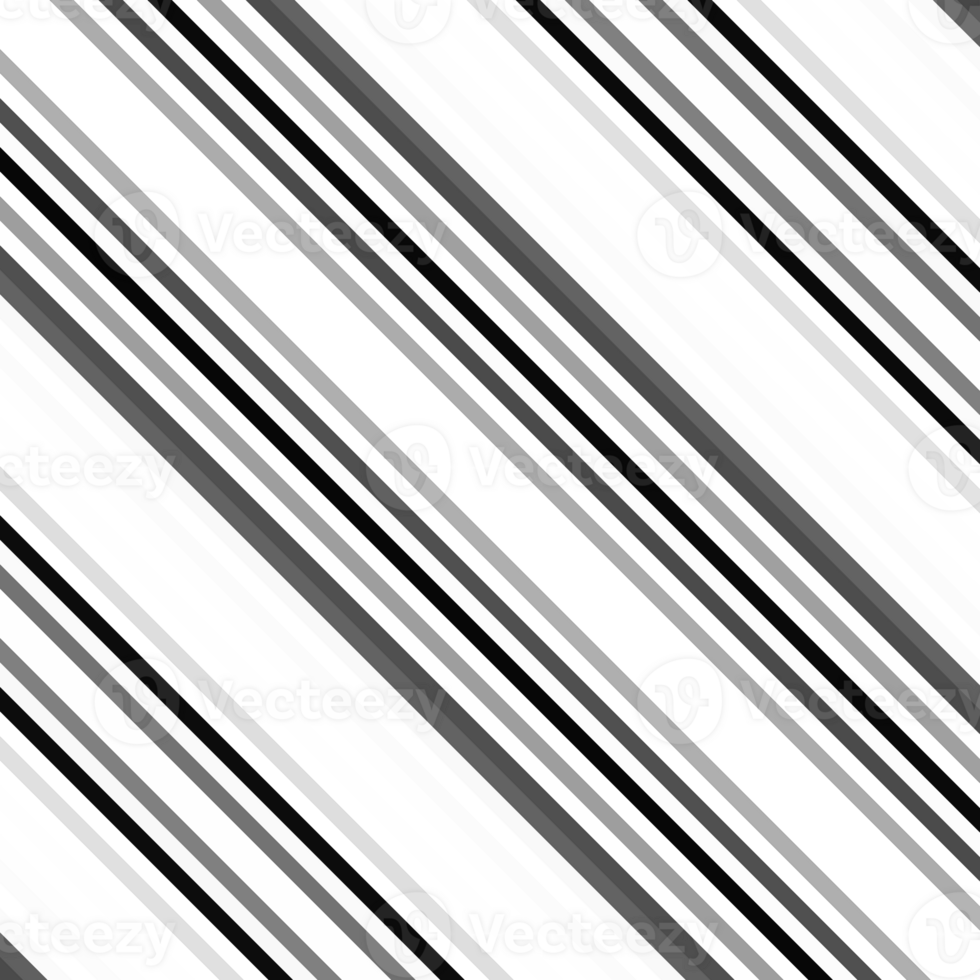 Black and white striped abstract background overlay. Motion effect. Graphic illustration with transparent background. png