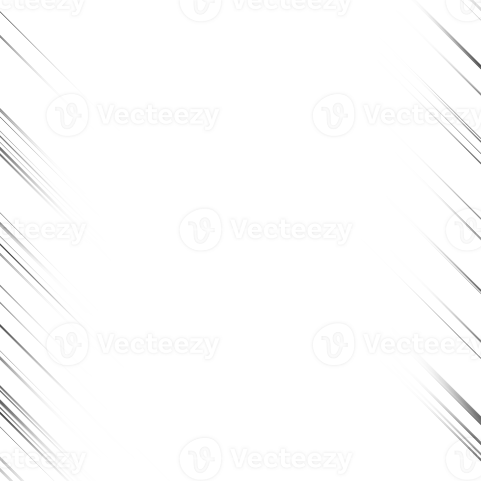 Black and white striped abstract background overlay. Motion effect. Graphic illustration with transparent background. png