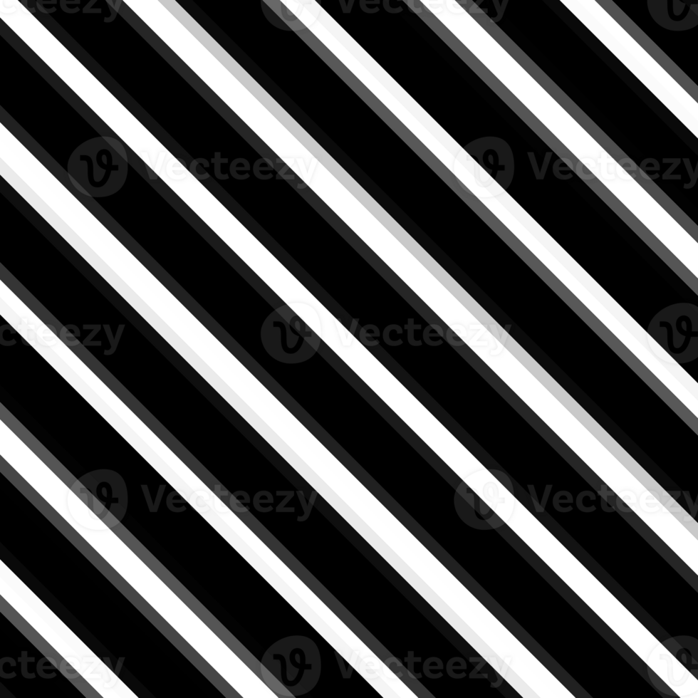 Black and white striped abstract background overlay. Motion effect. Graphic illustration with transparent background. png