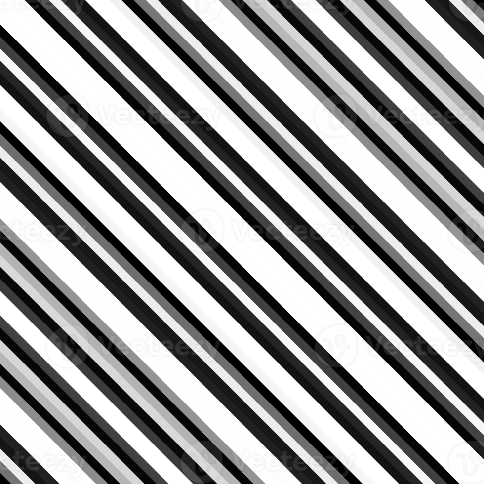 Black and white striped abstract background overlay. Motion effect. Graphic illustration with transparent background. png
