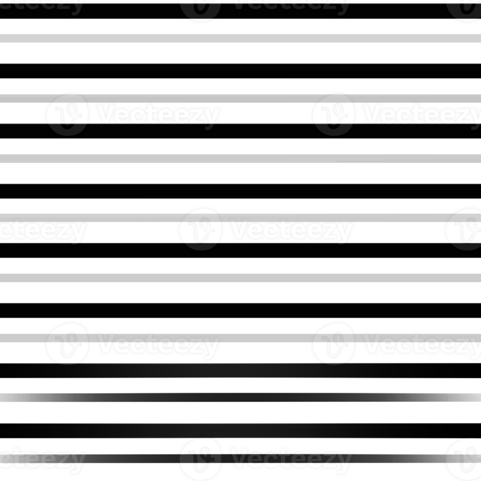 Black and white striped abstract background overlay. Motion effect. Graphic illustration with transparent background. png