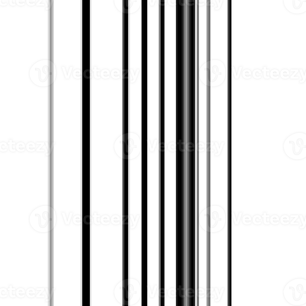 Black and white striped abstract background overlay. Motion effect. Graphic illustration with transparent background. png
