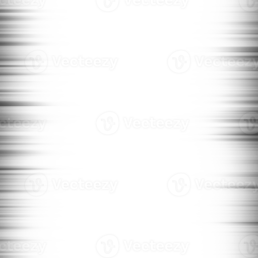 Black and white striped abstract background overlay. Motion effect. Graphic illustration with transparent background. png