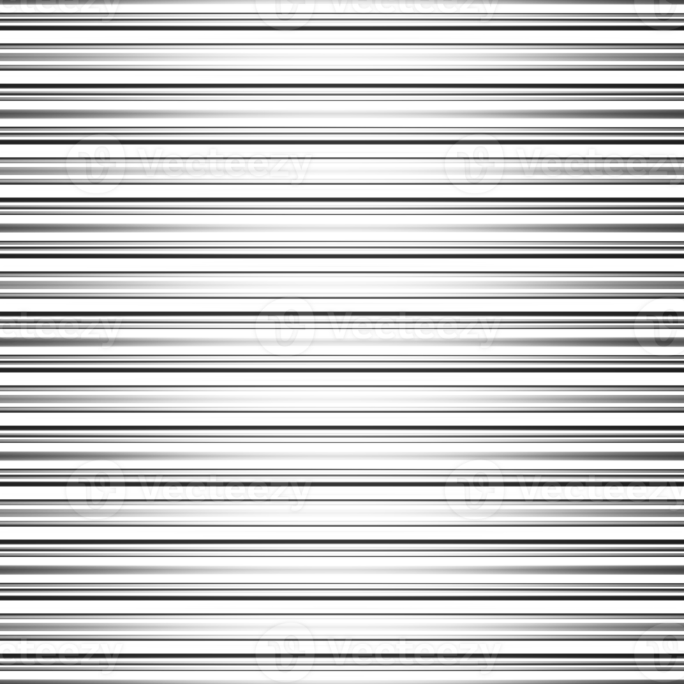 Black and white striped abstract background overlay. Motion effect. Graphic illustration with transparent background. png