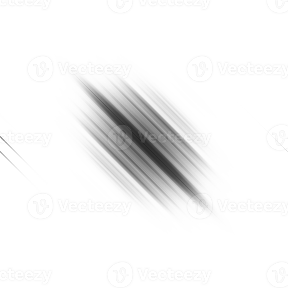 Black and white striped abstract background overlay. Motion effect. Graphic illustration with transparent background. png