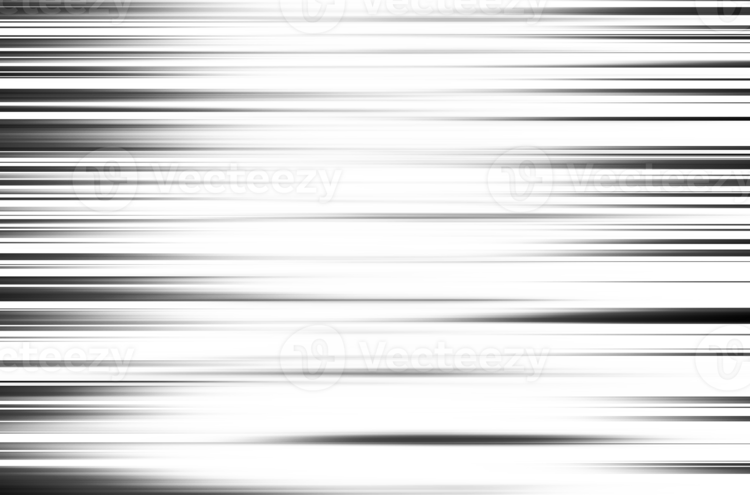 Black and white striped abstract background overlay. Motion effect. Graphic illustration with transparent background. png