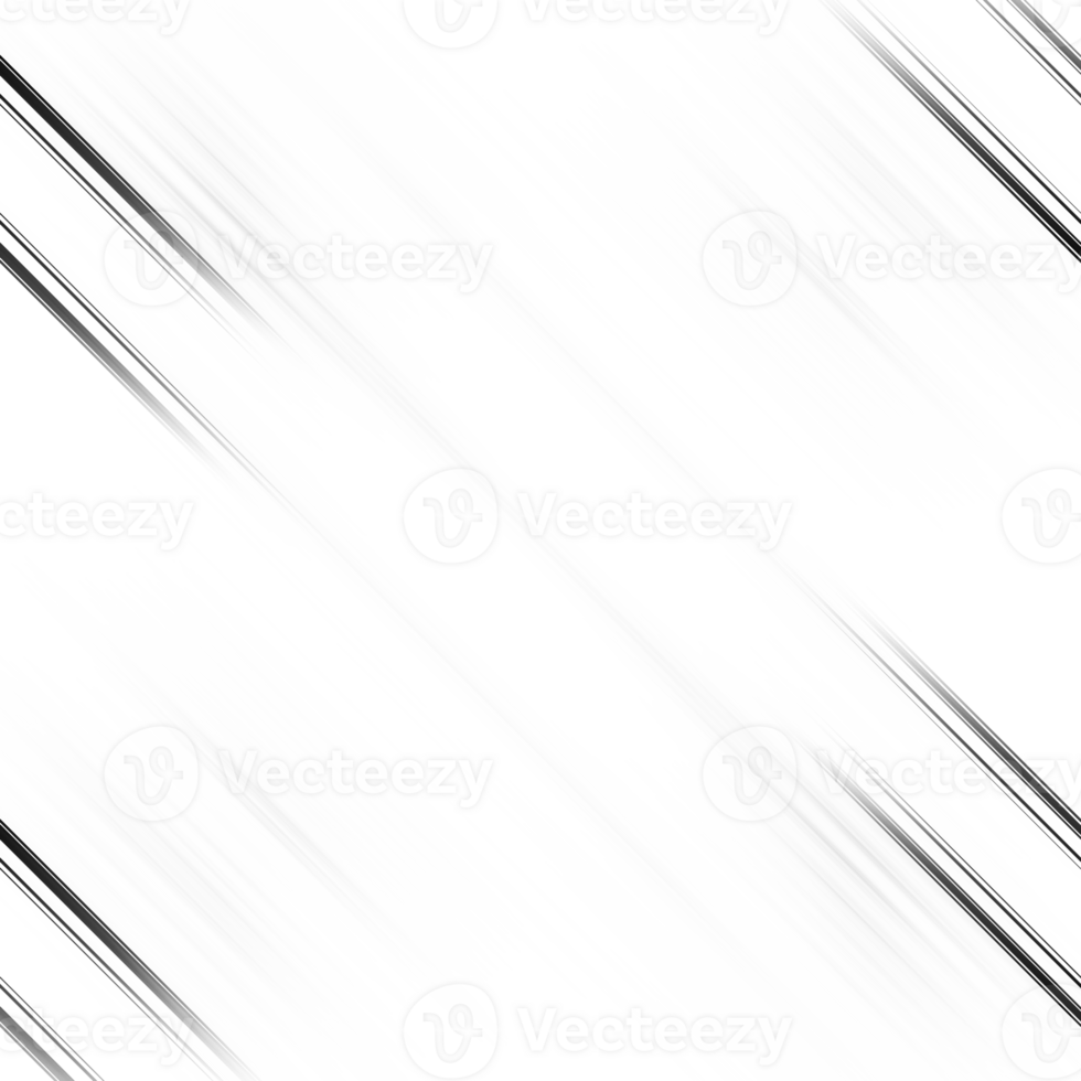 Black and white striped abstract background overlay. Motion effect. Graphic illustration with transparent background. png