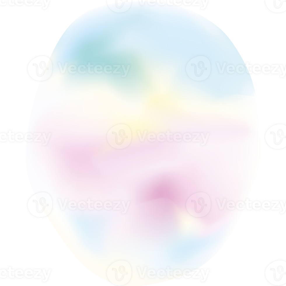 Cradient colored cloud elements. png