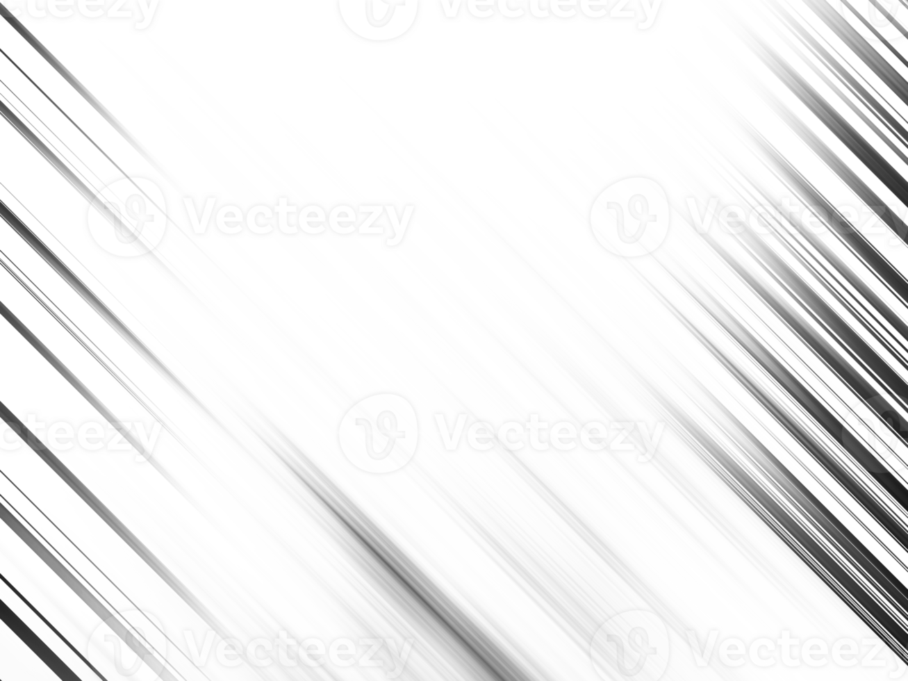 Black and white striped abstract background overlay. Motion effect. Graphic illustration with transparent background. png