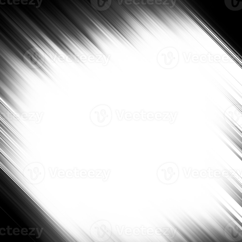 Black and white striped abstract background overlay. Motion effect. Graphic illustration with transparent background. png