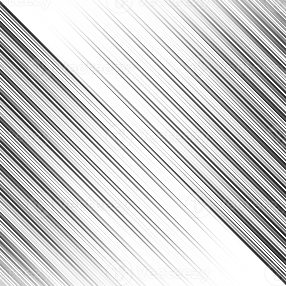 Black and white striped abstract background overlay. Motion effect. Graphic illustration with transparent background. png