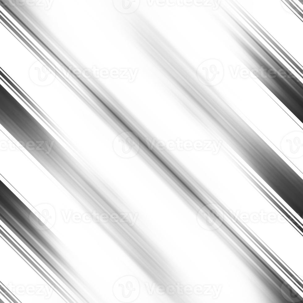 Black and white striped abstract background overlay. Motion effect. Graphic illustration with transparent background. png