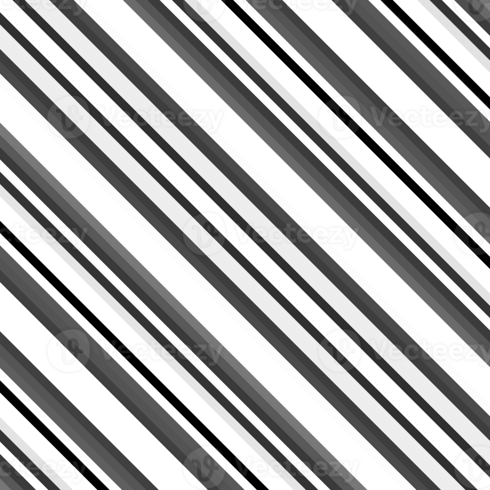 Black and white striped abstract background overlay. Motion effect. Graphic illustration with transparent background. png