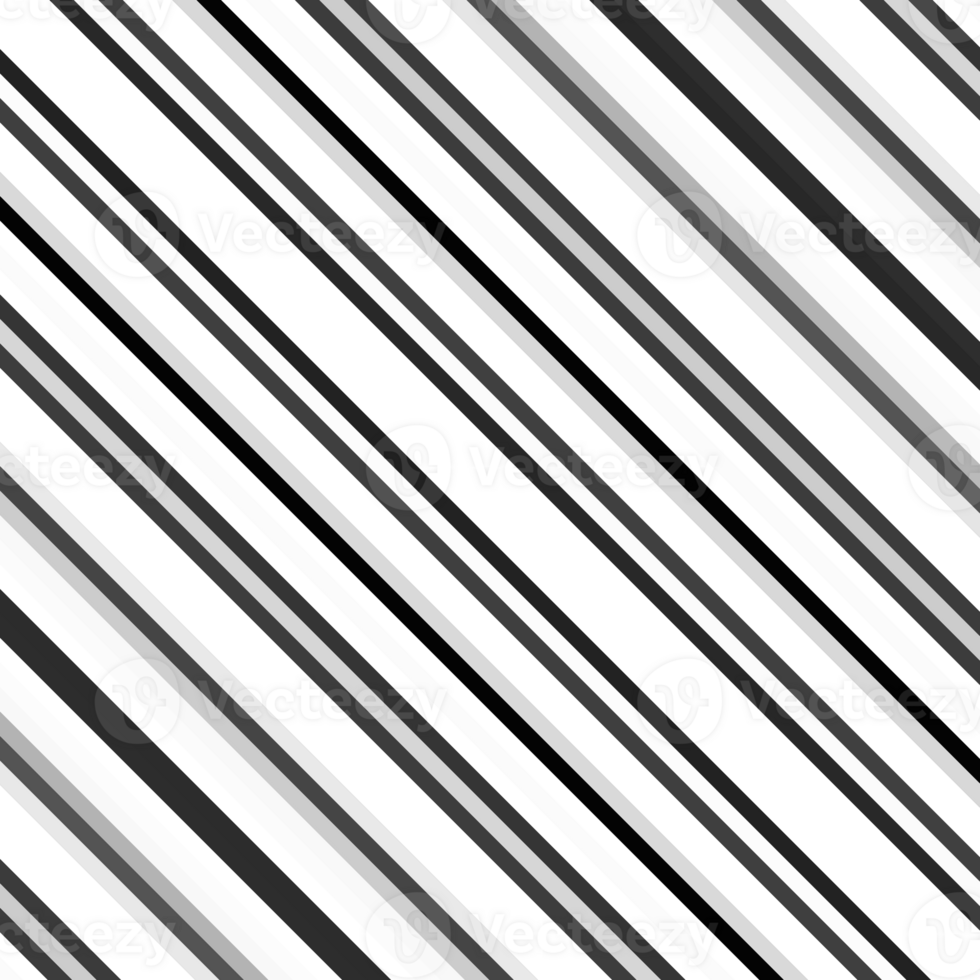 Black and white striped abstract background overlay. Motion effect. Graphic illustration with transparent background. png