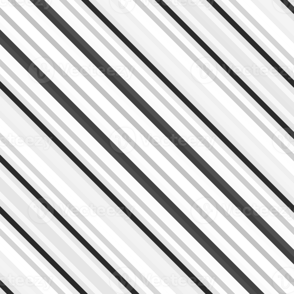 Black and white striped abstract background overlay. Motion effect. Graphic illustration with transparent background. png