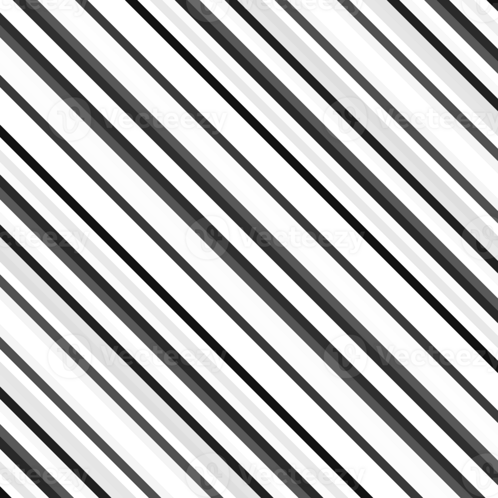Black and white striped abstract background overlay. Motion effect. Graphic illustration with transparent background. png