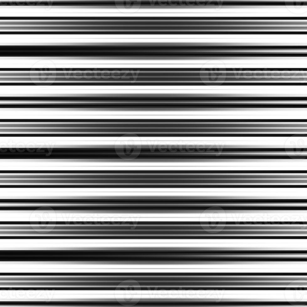 Black and white striped abstract background overlay. Motion effect. Graphic illustration with transparent background. png