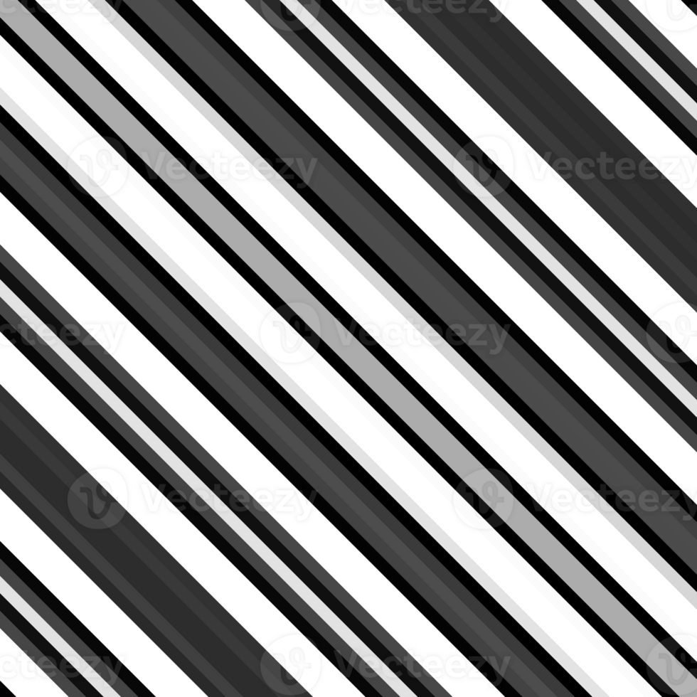 Black and white striped abstract background overlay. Motion effect. Graphic illustration with transparent background. png