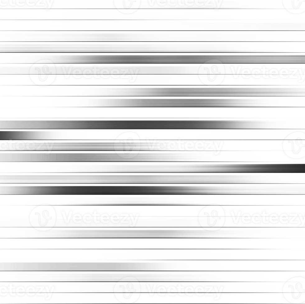 Black and white striped abstract background overlay. Motion effect. Graphic illustration with transparent background. png
