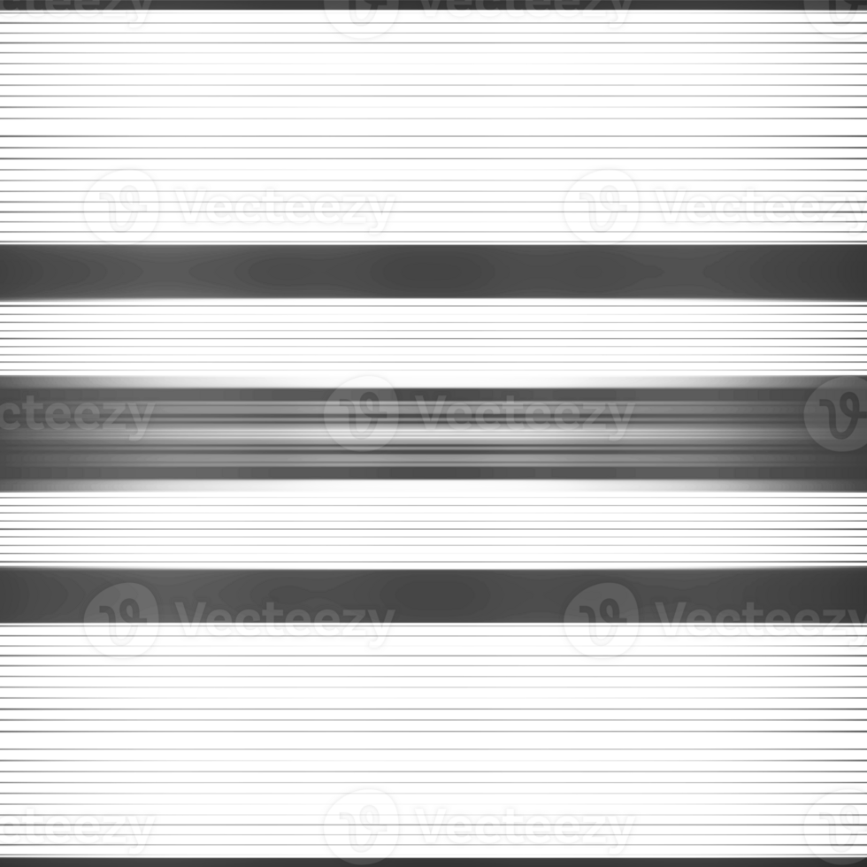 Black and white striped abstract background overlay. Motion effect. Graphic illustration with transparent background. png
