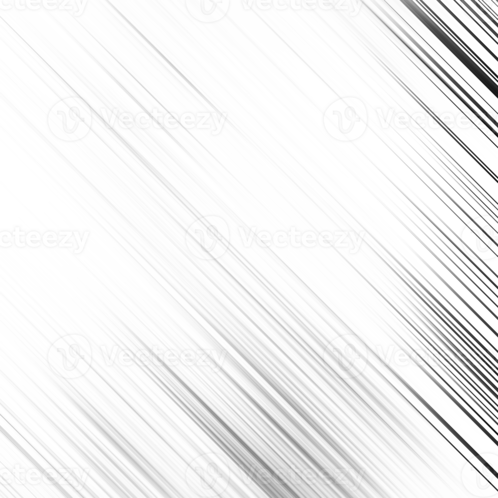 Black and white striped abstract background overlay. Motion effect. Graphic illustration with transparent background. png