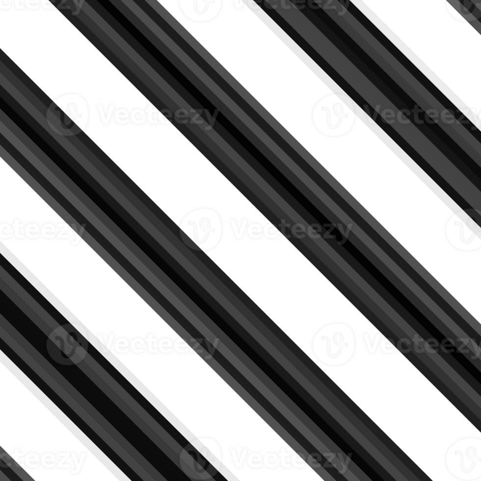 Black and white striped abstract background overlay. Motion effect. Graphic illustration with transparent background. png