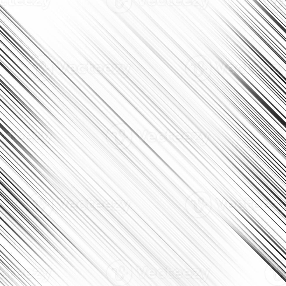 Black and white striped abstract background overlay. Motion effect. Graphic illustration with transparent background. png
