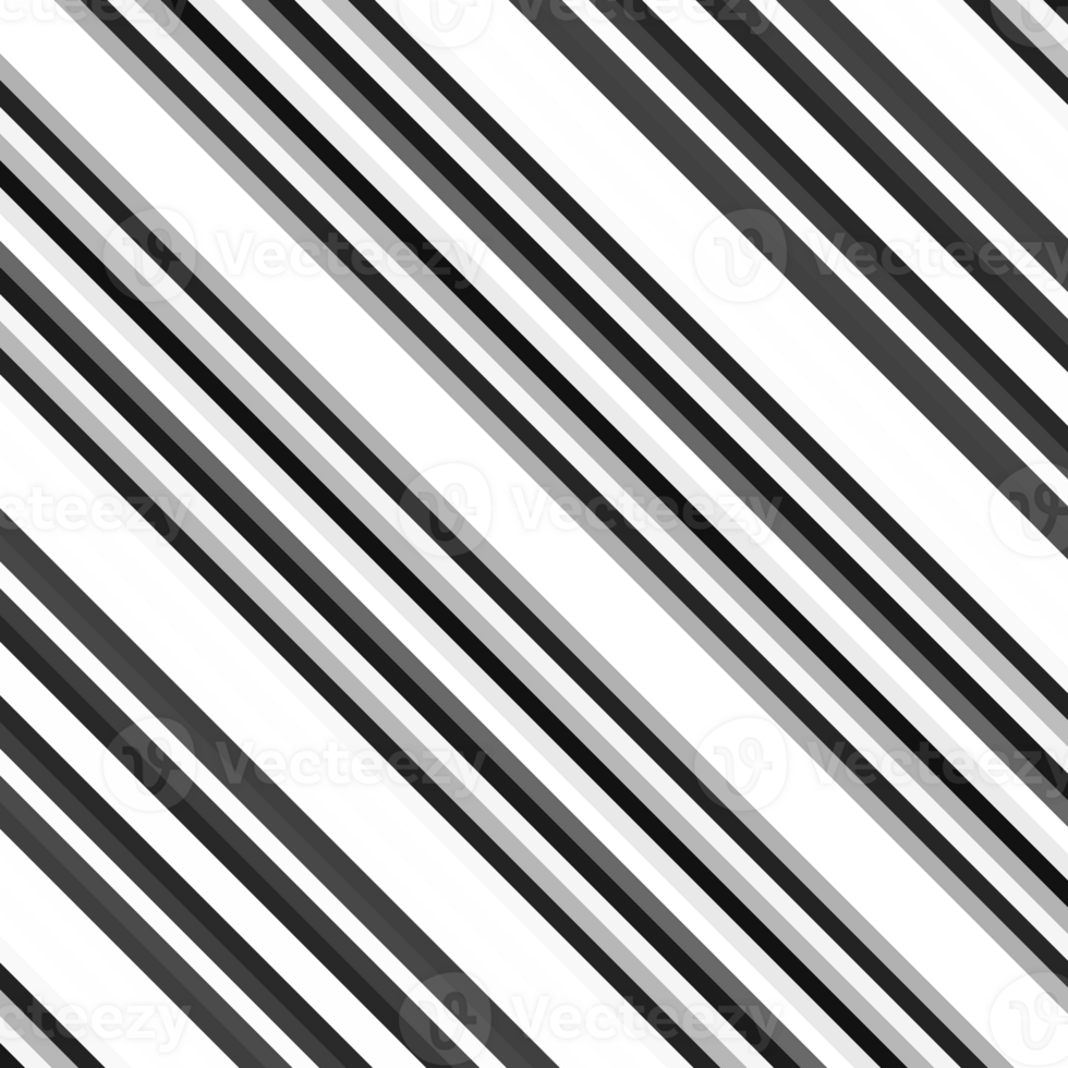 Black and white striped abstract background overlay. Motion effect. Graphic illustration with transparent background. png