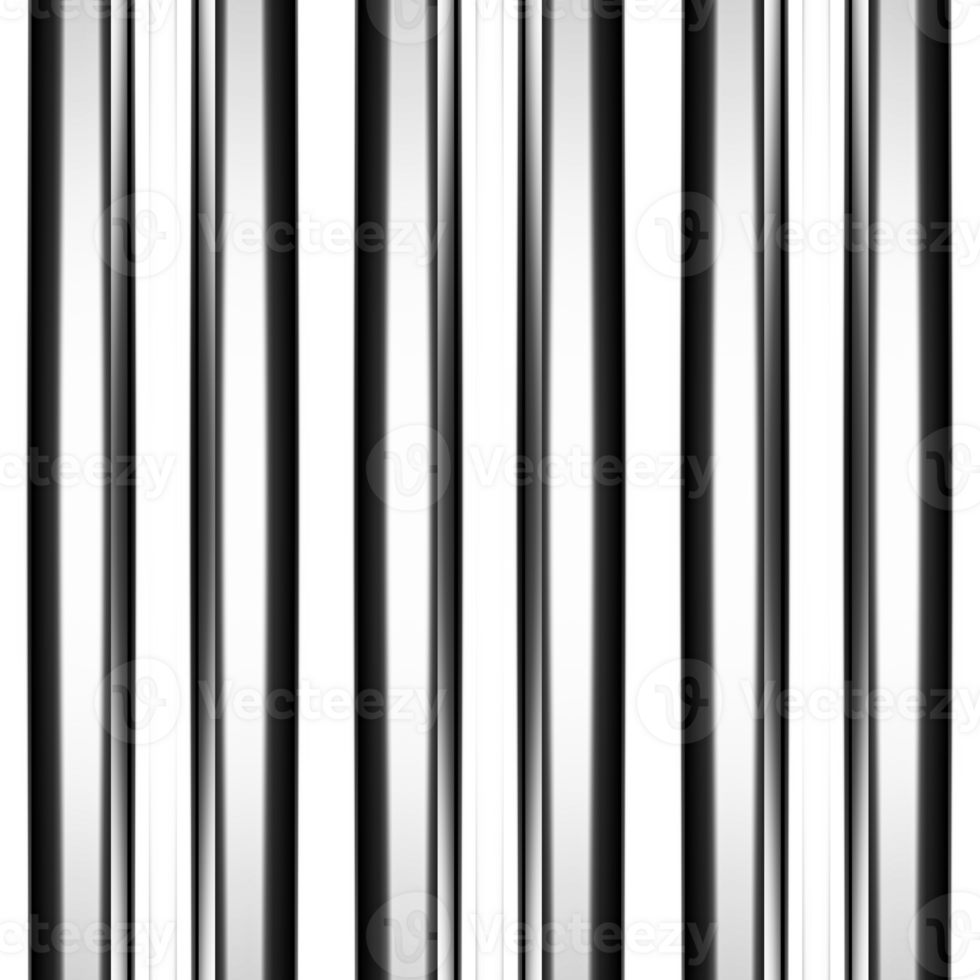 Black and white striped abstract background overlay. Motion effect. Graphic illustration with transparent background. png