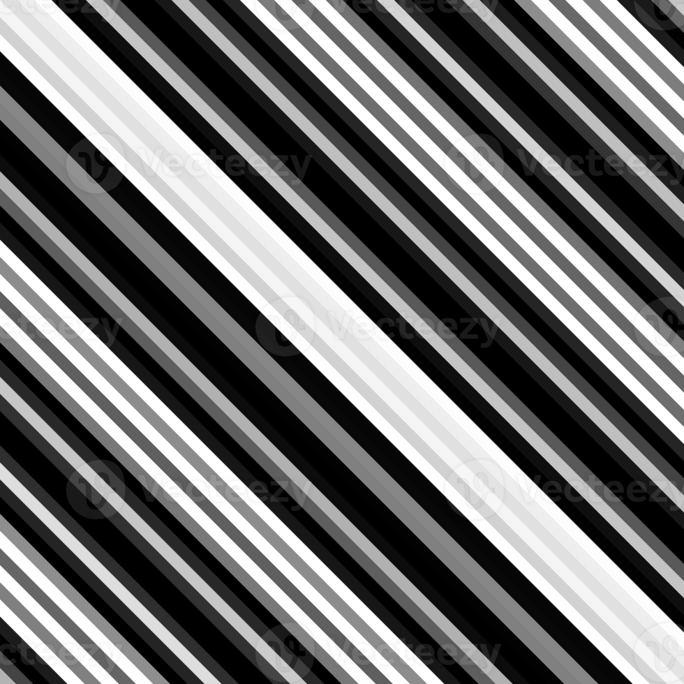 Black and white striped abstract background overlay. Motion effect. Graphic illustration with transparent background. png