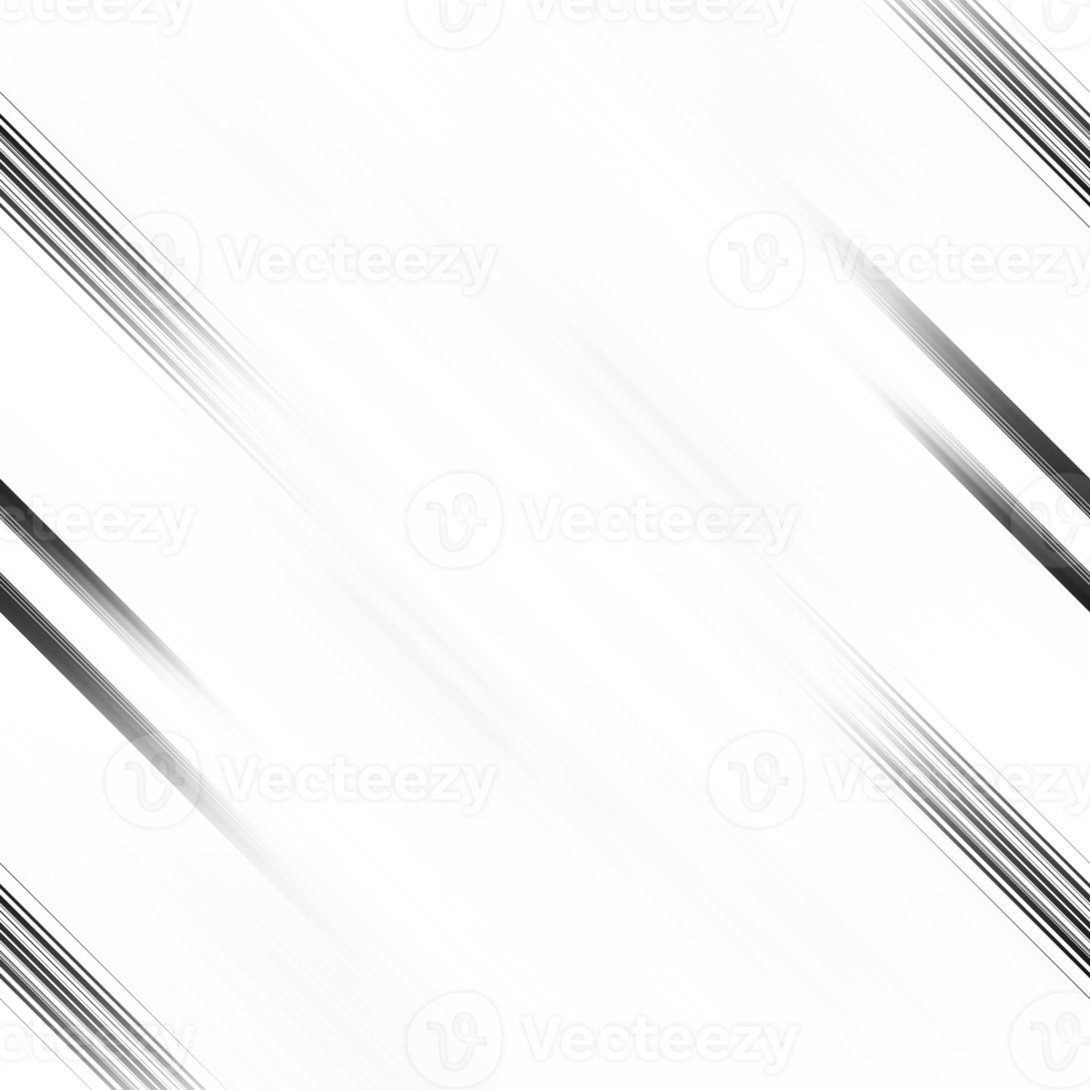 Black and white striped abstract background overlay. Motion effect. Graphic illustration with transparent background. png
