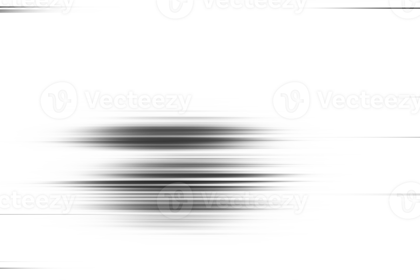 Black and white striped abstract background overlay. Motion effect. Graphic illustration with transparent background. png