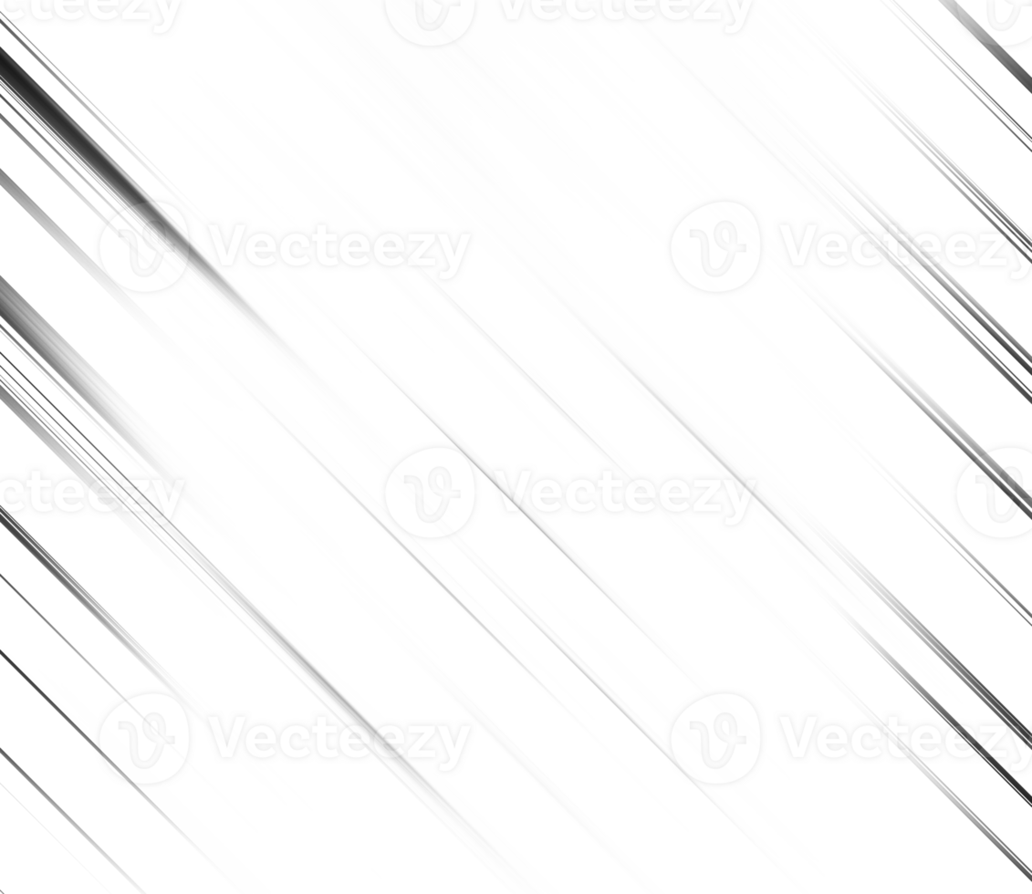 Black and white striped abstract background overlay. Motion effect. Graphic illustration with transparent background. png