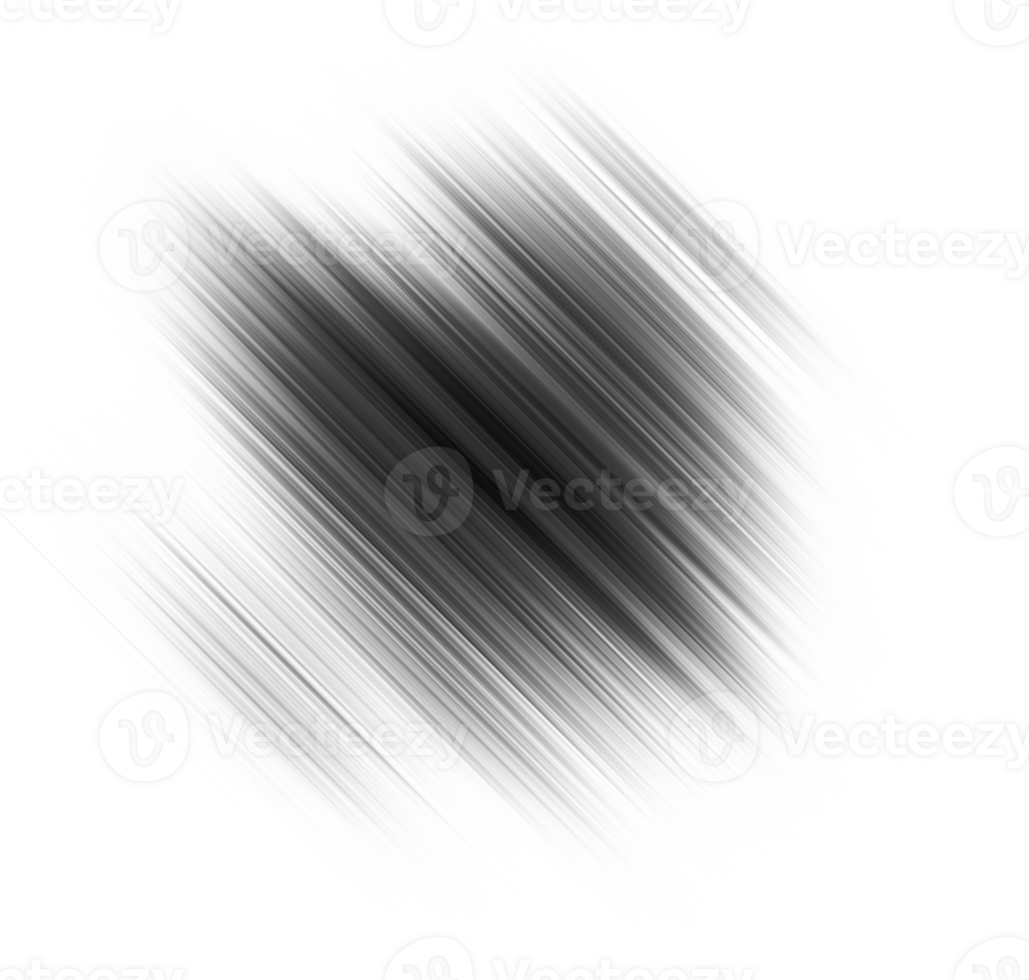 Black and white striped abstract background overlay. Motion effect. Graphic illustration with transparent background. png