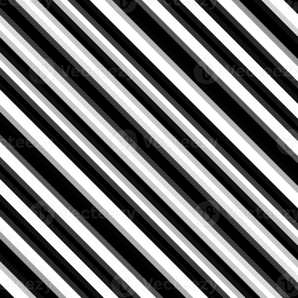 Black and white striped abstract background overlay. Motion effect. Graphic illustration with transparent background. png