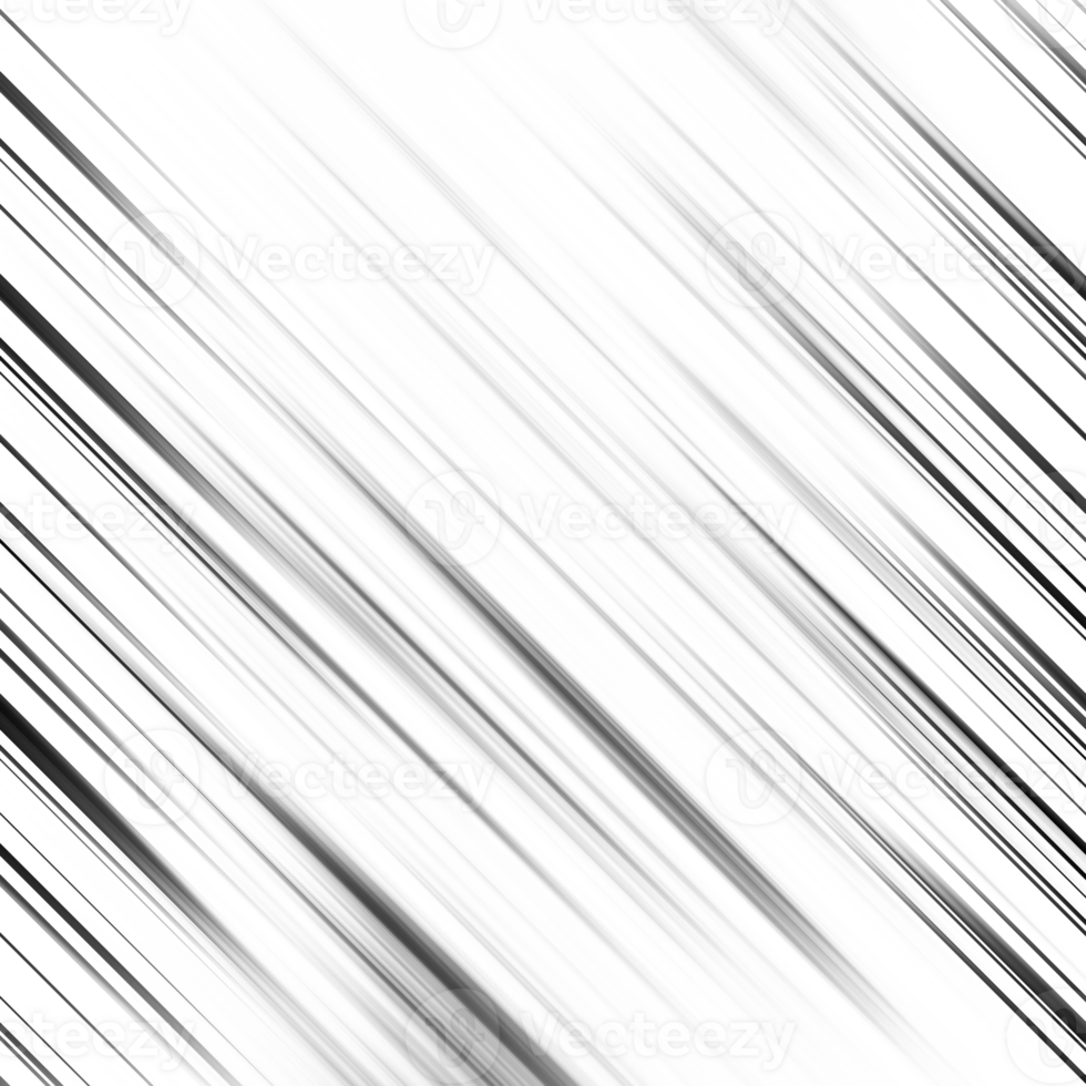 Black and white striped abstract background overlay. Motion effect. Graphic illustration with transparent background. png