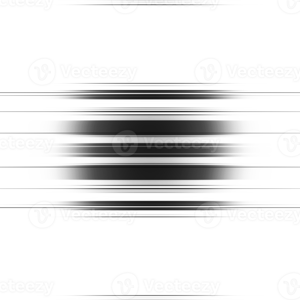 schwarz und Weiß gestreift abstrakt Hintergrund überlagern. Bewegung Wirkung. Grafik Illustration mit transparent Hintergrund. png