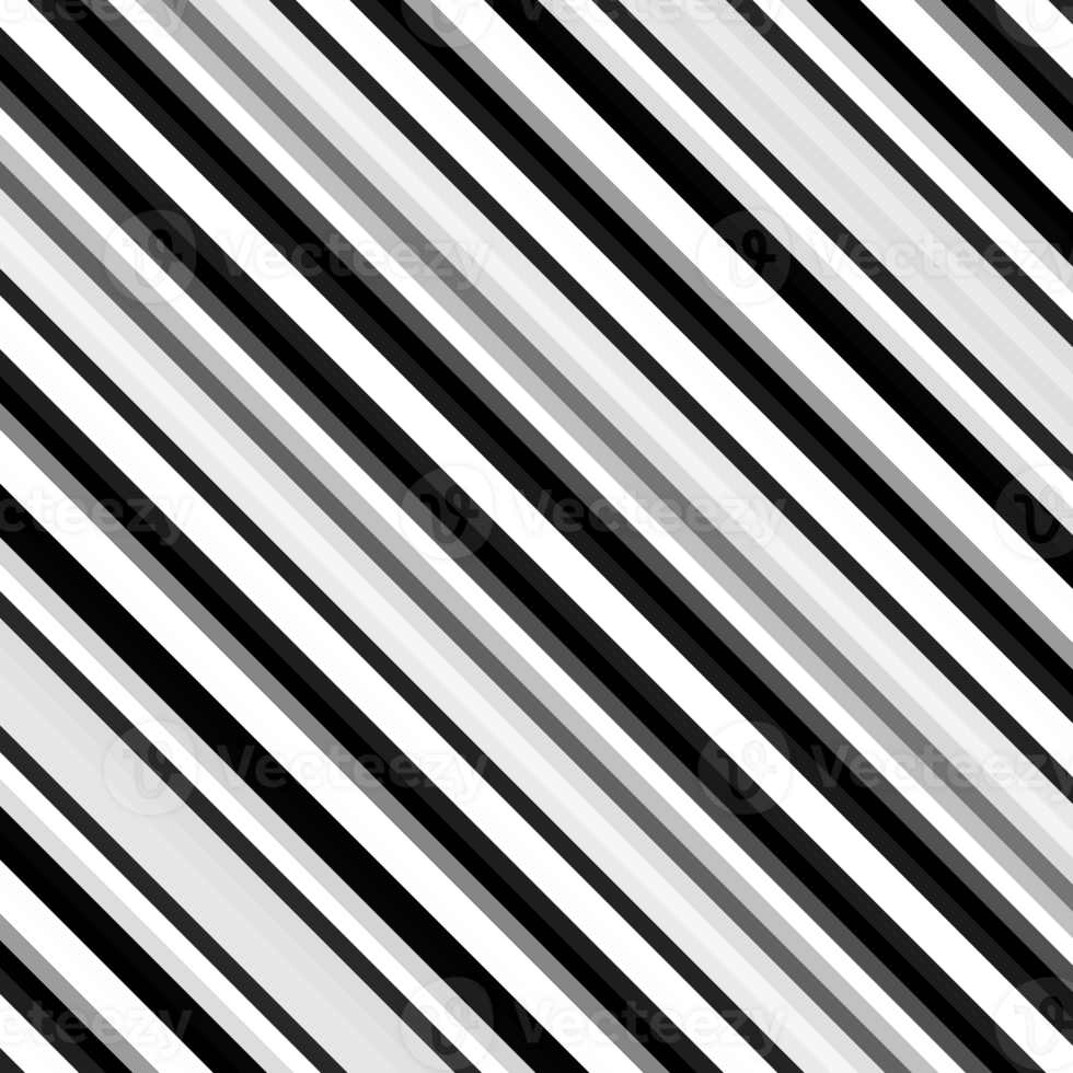 Black and white striped abstract background overlay. Motion effect. Graphic illustration with transparent background. png
