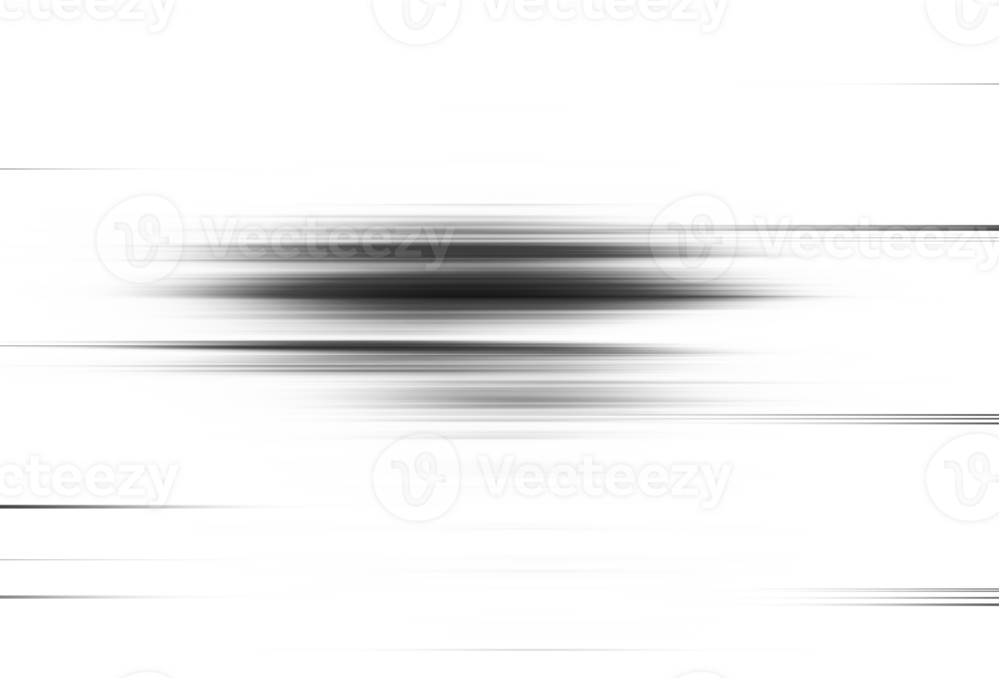 Black and white striped abstract background overlay. Motion effect. Graphic illustration with transparent background. png