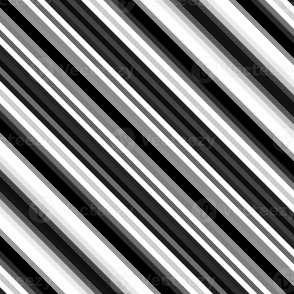 Black and white striped abstract background overlay. Motion effect. Graphic illustration with transparent background. png