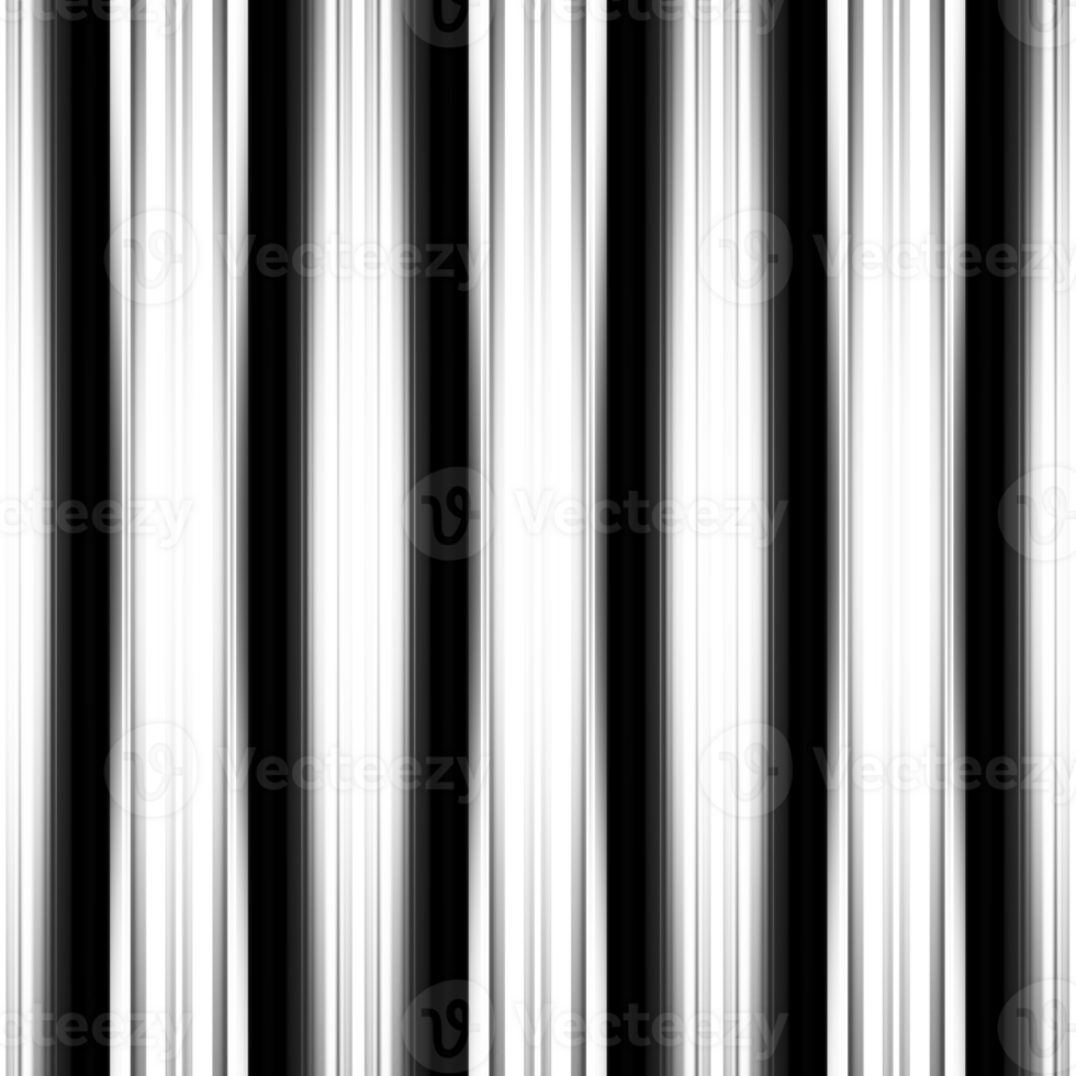 Black and white striped abstract background overlay. Motion effect. Graphic illustration with transparent background. png