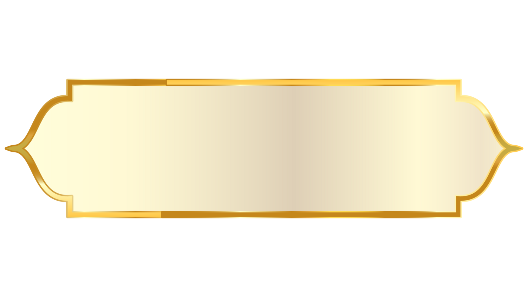 lujo blanco dorado conjunto Arábica islámico bandera título marco texto caja en transparente antecedentes png