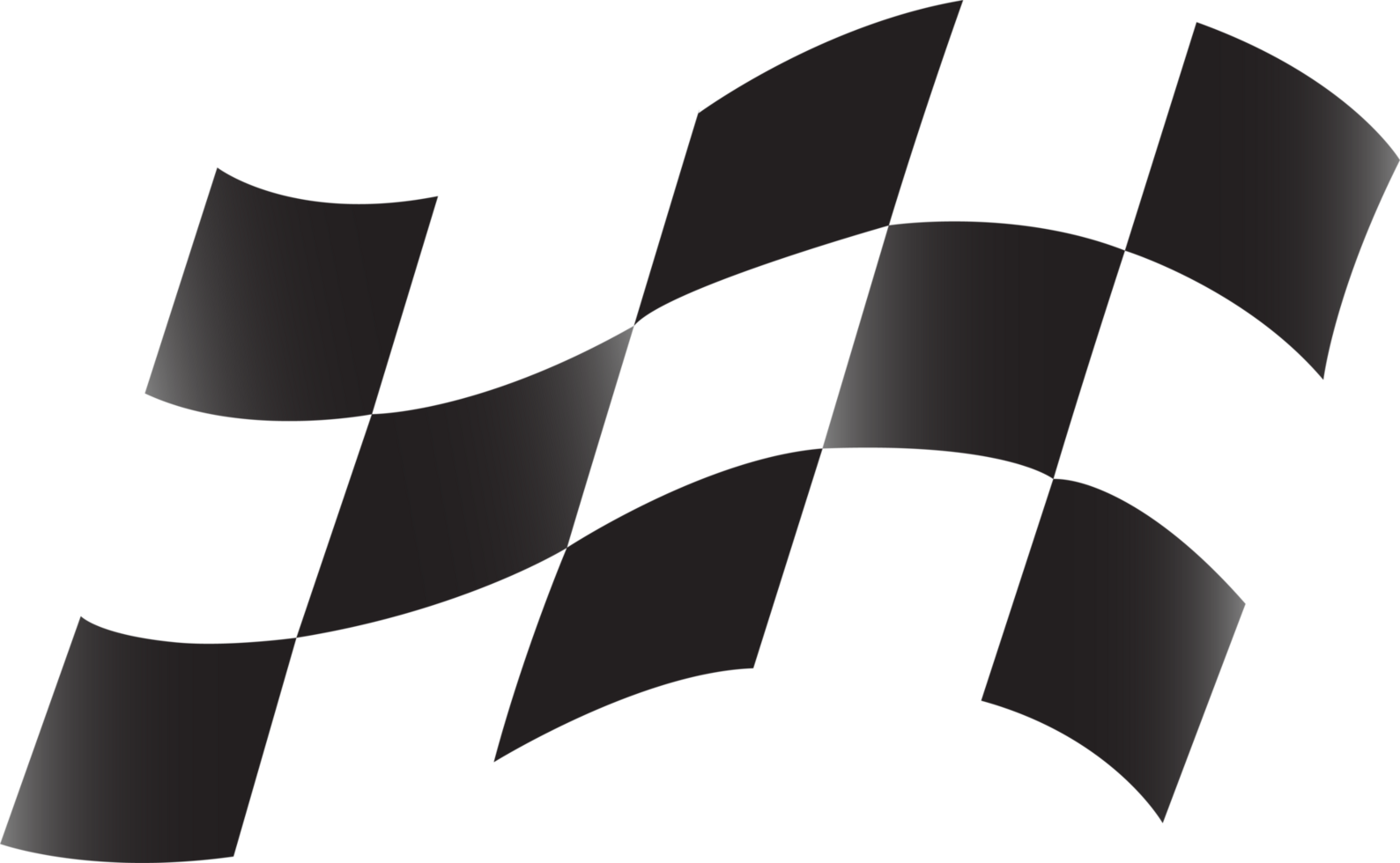 Checkered racing flag background. Racing sign. Chequered racing flag on flagstaff. Black and white finish, start mark. Racing symbol png