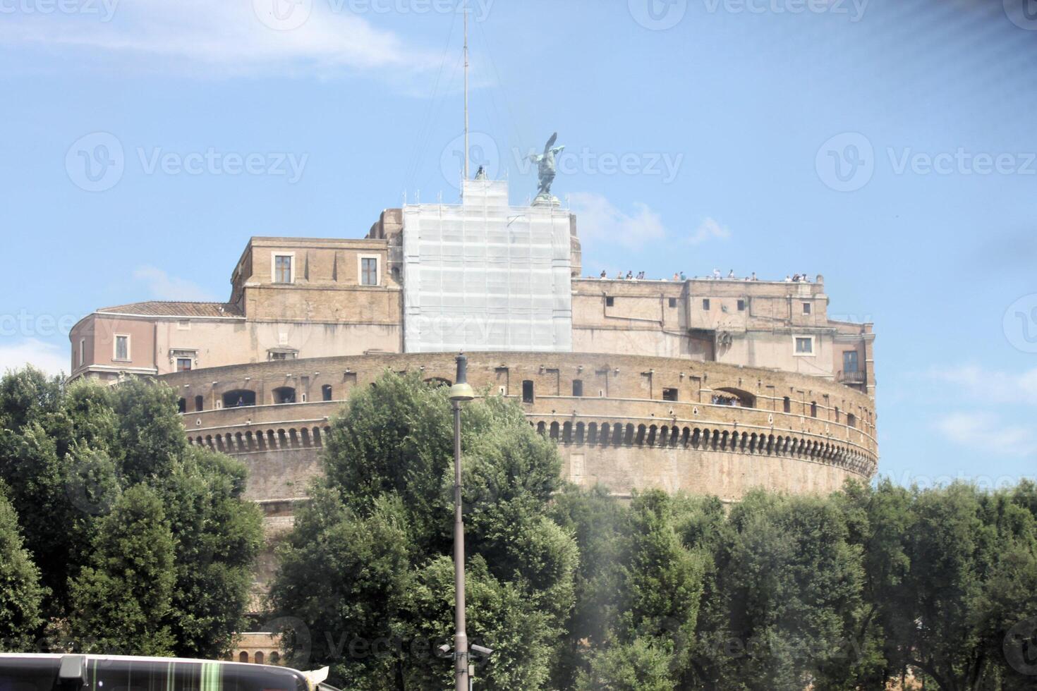 A view of Rome in Italy photo