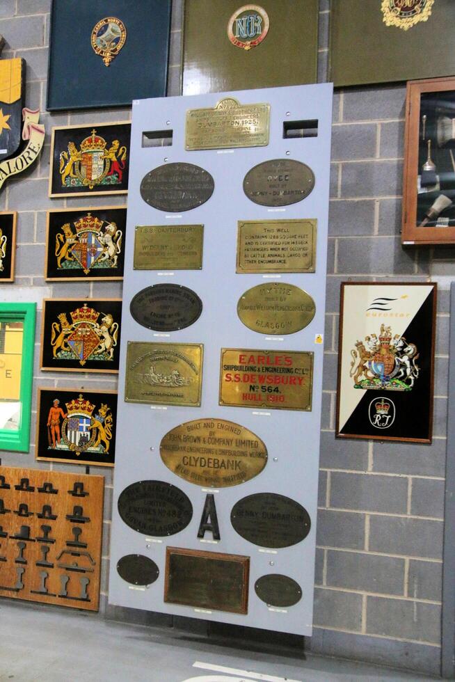 York in the UK on 30 March 2024. A view of some old Railway Signs photo