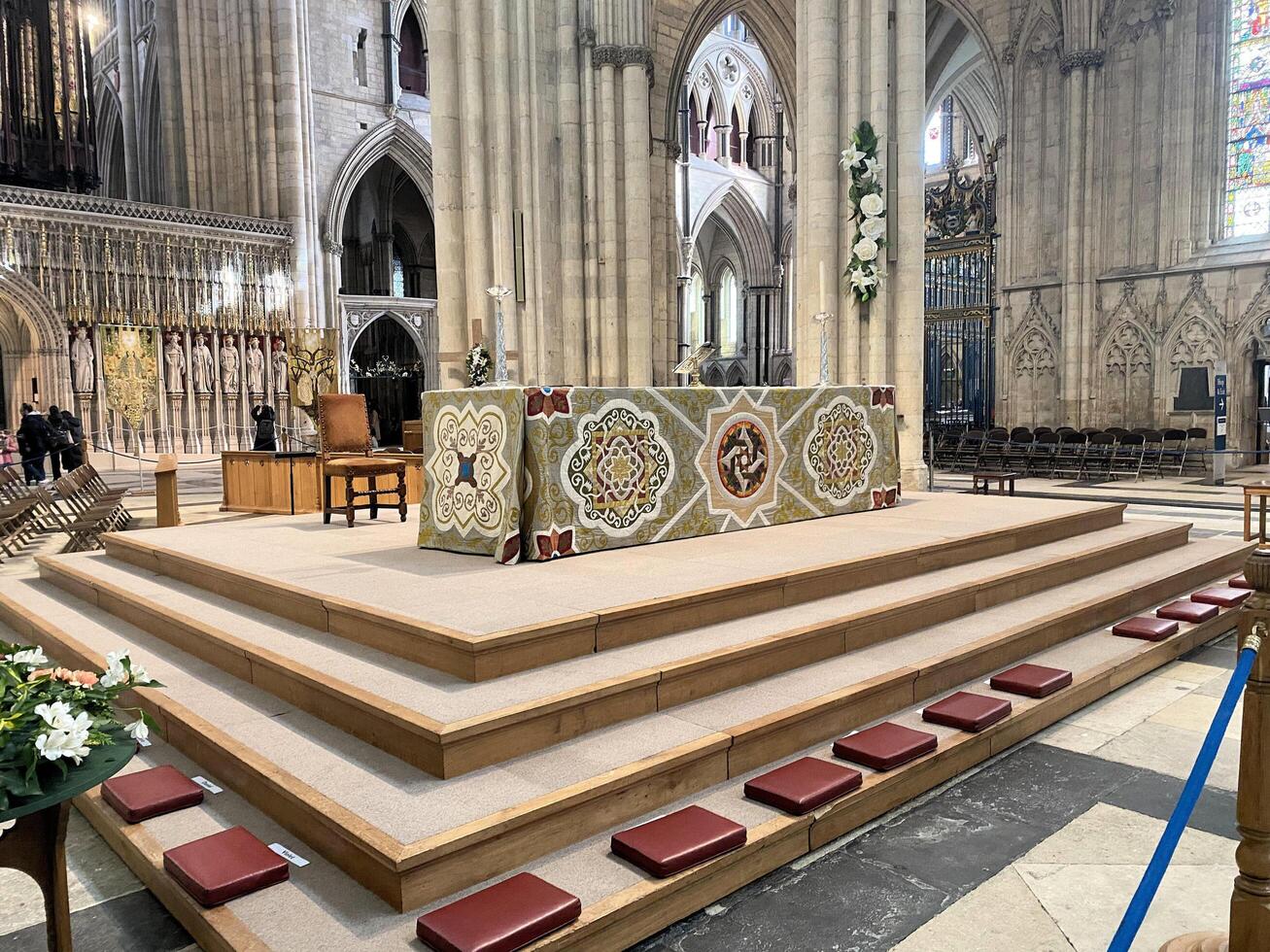 York in the UK on 30 March 2024. A view of the interior of York Minster photo