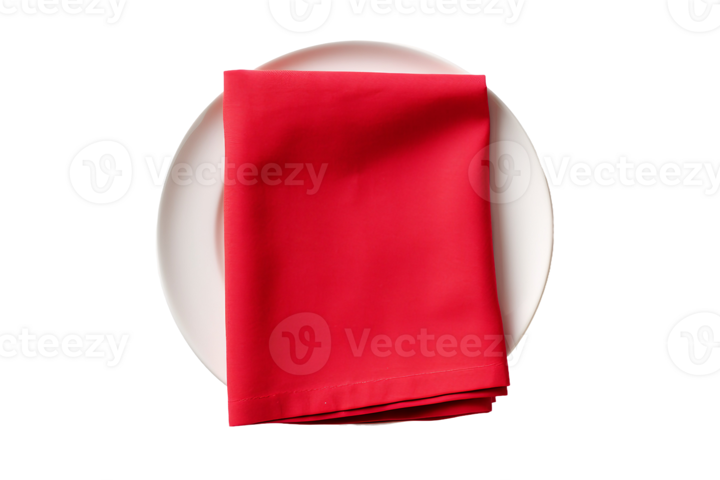 Cloth Napkin Design On Transparent Background png